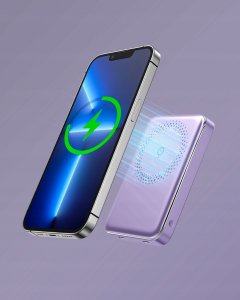 Powerbank Innostyle POWERMAG SLIM szybki POWERBANK INDUKCYJNY DO MAGSAFE 10000MAH FIOLETOWY 7