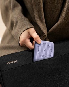 Powerbank Innostyle INNOSTYLE POWERSWITCH SZYBKI POWERBANK INDUKCYJNY DO MAGSAFE 10000MAH STOJAK FIOLETOWY 2