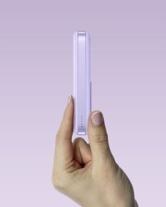 Powerbank Innostyle INNOSTYLE POWERSWITCH SZYBKI POWERBANK INDUKCYJNY DO MAGSAFE 10000MAH STOJAK FIOLETOWY 8