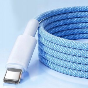 Kabel USB Co2 USB-C - USB-C 1 m Niebieski 10