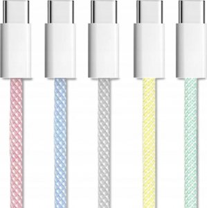 Kabel USB Co2 USB-C - USB-C 1 m Żółty 7
