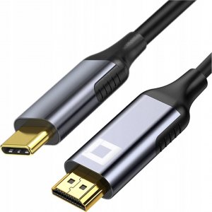 Adapter USB Co2 CO2 KABEL USB-C HDMI PRZEJŚCIÓWKA ADAPTER HUB USB TYP C DO HDMI MHL 8K 60HZ 2M 1