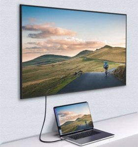 Kabel USB Co2 KABEL USB-C HDMI PRZEJŚCIÓWKA ADAPTER HUB USB TYP C DO HDMI MHL 4K 60HZ 2M 3