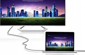 Kabel USB Co2 KABEL USB-C HDMI PRZEJŚCIÓWKA ADAPTER HUB USB TYP C DO HDMI MHL 4K 60HZ 2M 7