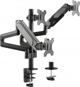 HDWR Stojak dla 3 monitorów, potrójny uchwyt, HDWR SolidHand-AS03 1