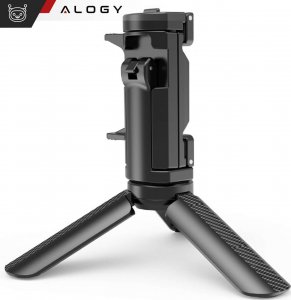 Selfie stick Alogy Uchwyt mini statyw na telefon aparat stojak podstawka regulowany obrotowy 360 Tripod selfie do zdjęć Alogy Czarny 13