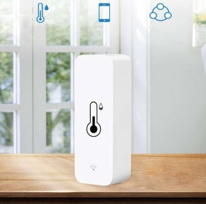 Alogy Inteligentny czujnik WiFi Alogy temperatury i wilgotności Tuya Smart Life Monitor termometr biały 11