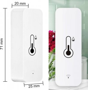 Alogy Inteligentny czujnik WiFi Alogy temperatury i wilgotności Tuya Smart Life Monitor termometr biały 2
