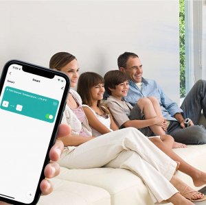 Alogy Inteligentny czujnik WiFi Alogy temperatury i wilgotności Tuya Smart Life Monitor termometr biały 8