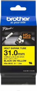 Brother BROTHER B-ON-W HEAT SHRINK TUBE 31MM Geltonas 1