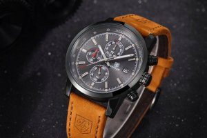 Zegarek BENYAR ZEGAREK MĘSKI BENYAR KLASYCZNY ELEGANCKI CHRONOGRAF DATOWNIK + PUDEŁKO 5