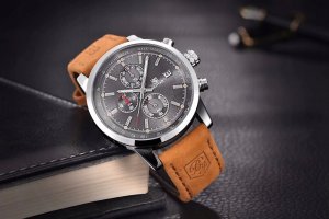 Zegarek BENYAR ZEGAREK MĘSKI BENYAR KLASYCZNY ELEGANCKI CHRONOGRAF DATOWNIK + PUDEŁKO 6