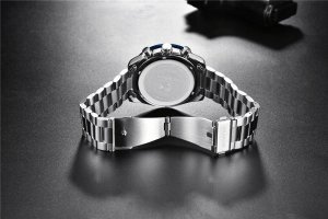 Zegarek BENYAR ZEGAREK MĘSKI BENYAR KLASYCZNY ELEGANCKI CHRONOGRAF DATOWNIK + PUDEŁKO 11