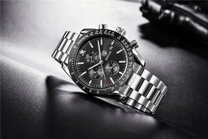 Zegarek BENYAR ZEGAREK MĘSKI BENYAR KLASYCZNY ELEGANCKI CHRONOGRAF DATOWNIK + PUDEŁKO 9