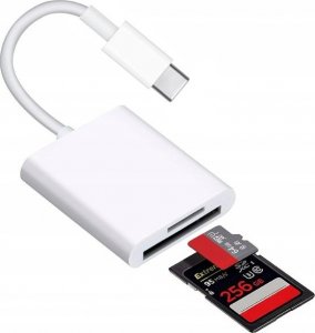 Adapter USB Co2 PRZEJŚCIÓWKA CZYTNIK KART ADAPTER USB-C MICR SD TF 1