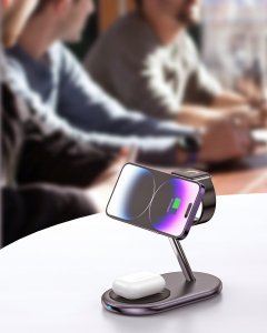 Ładowarka Innostyle MagStation Indukcyjna 3w1 Czarna (IMWC311BLK) 9