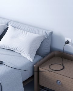 Kabel USB Innostyle USB-A - USB-C 2 m Czarny 8