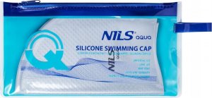 Nils Extreme NQC JEDNOKOLOROWY SZARY CZEPEK SILIKONOWY DO DŁUGICH WŁOSÓW NILS AQUA 3