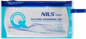 Nils Extreme NQC JEDNOKOLOROWY SZARY CZEPEK SILIKONOWY DOTS NILS AQUA 3