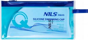 Nils Extreme NQC JEDNOKOLOROWY BL01 JASNONIEBIESKI CZEPEK SILIKONOWY NILS AQUA 3