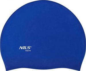 Nils Extreme NQC JEDNOKOLOROWY BL04 CIEMNONIEBIESKI CZEPEK SILIKONOWY NILS AQUA 2