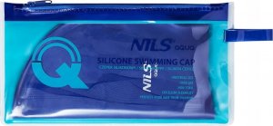 Nils Extreme NQC JEDNOKOLOROWY BL04 CIEMNONIEBIESKI CZEPEK SILIKONOWY NILS AQUA 3