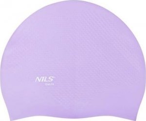 Nils Extreme NQC JEDNOKOLOROWY FIOLETOWY CZEPEK SILIKONOWY DOTS NILS AQUA 2