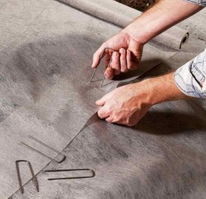 Heckermann Kołki szpilki METALOWE do agrowłókniny 3x15cm Czarne - paczka 100 szt 6