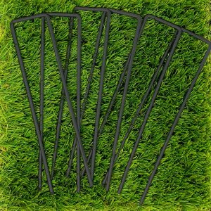 Heckermann Kołki szpilki METALOWE do agrowłókniny 3x15cm Czarne - paczka 50 szt 4