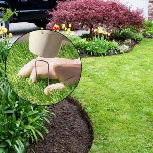 Heckermann Kołki szpilki METALOWE do agrowłókniny 3x15cm Czarne - paczka 50 szt 7