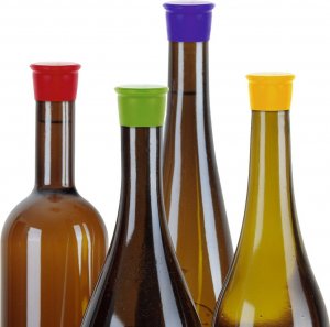 Heckermann Zestaw 10 x Zatyczka silikonowa korek do butelek NIEBIESKA 4