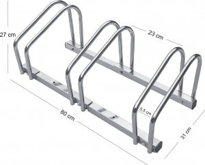 Heckermann Stojak na rower 3 stanowiska RC-2832B 2
