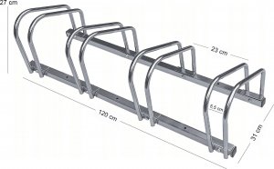 Heckermann Stojak na rower 4 stanowiska Heckermann RC-2832C 7