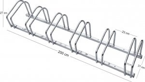 Heckermann Stojak na rower 6 stanowisk RC-2832E 7