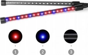 Heckermann Lampa do wzrostu roślin Heckermann - 18W - 2 głowice 7