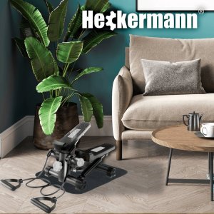 Stepper Heckermann Mini stepper skrętny 2w1 z linkami do ćwiczeń treningu Heckermann M2248 2