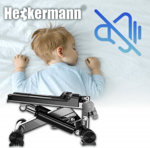 Stepper Heckermann Mini stepper skrętny 2w1 z linkami do ćwiczeń treningu Heckermann M2248 4