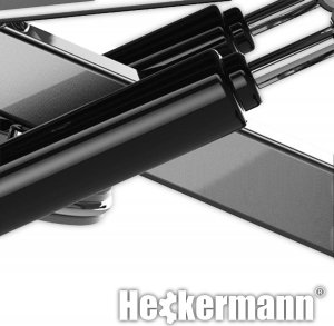Stepper Heckermann Mini stepper skrętny 2w1 z linkami do ćwiczeń treningu Heckermann M2248 9
