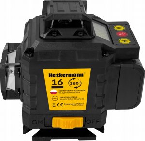 Heckermann Poziomica laserowa Heckermann 16 linii SPL016 + Tripod + Tarcza + Okulary 4