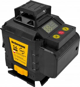 Heckermann Poziomica laserowa Heckermann 16 linii SPL016 + Tripod + Tarcza + Okulary 6