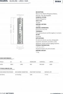 Tesla Bateria LR6/AA 4 szt. 4