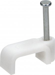 Organizer Orno Uchwyt kablowy płaski na kabel YDYp 2 x 2,5 mm2, 8x6 mm (25szt) 2