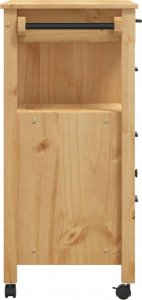 Monza Wózek kuchenny MONZA, 84x40x90 cm, lite drewno sosnowe 6