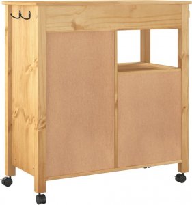 Monza Wózek kuchenny MONZA, 84x40x90 cm, lite drewno sosnowe 7