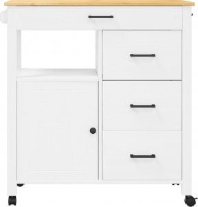 Monza Wózek kuchenny MONZA, 84x40x90 cm, lite drewno sosnowe 5