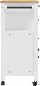 Monza Wózek kuchenny MONZA, 84x40x90 cm, lite drewno sosnowe 6