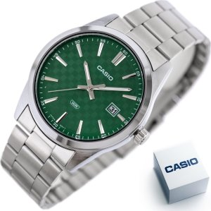 Zegarek Casio Zegarek Męski Casio Mtp-Vd03D-3A1 Green + Box 5