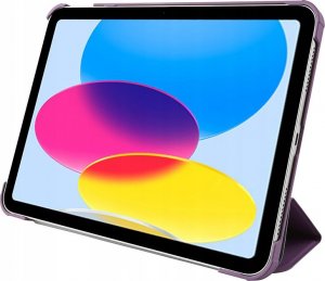 Etui na tablet Pomologic Obudowa ochronna BookCase do iPad 10.9" 10G fioletowa 5