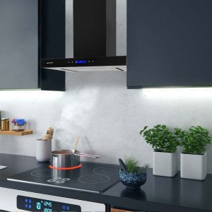 Okap Berdsen Okap kuchenny 60 cm czarny Berdsen BE-60E 7