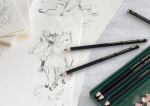 Faber Castell Ołówek artystyczny Pitt Graphite Matt 6szt 4
